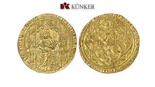 Künker Frühjahrs-Auktionen 361-367: Highlights von gotischen Goldmünzen aus der Auktion 363