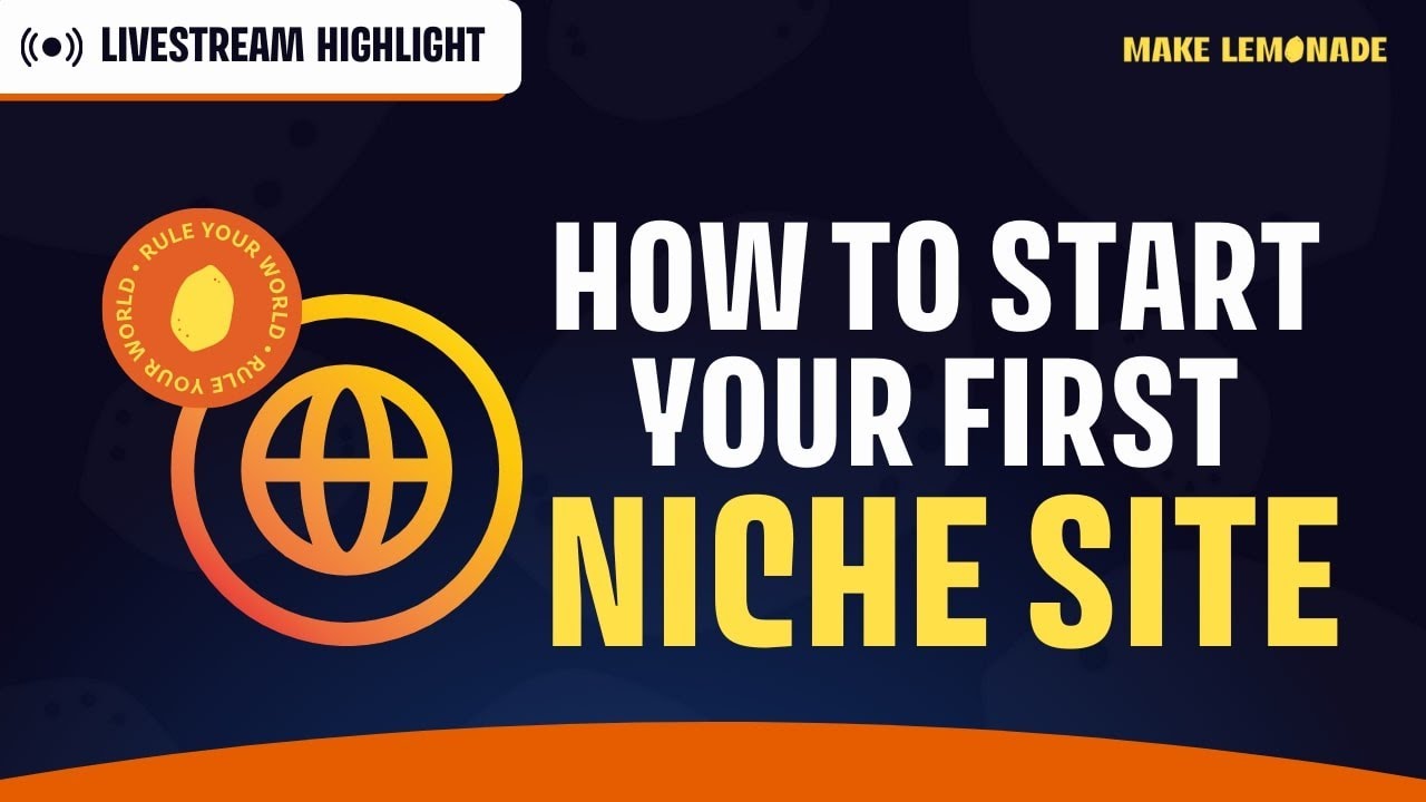 How To Start Your First Site Youtube