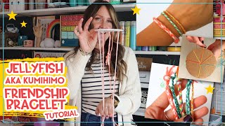 Jellyfish -kumihimo FRIENDSHIP BRACELET tutorial