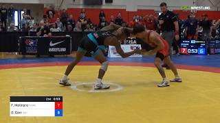 Frank Molinaro vs David Carr - 2019 Dave Shultz Memorial 70 kg Semifinal