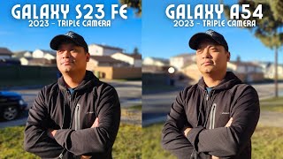 Galaxy S23 FE vs Galaxy A54 camera test! (Which phone has better value?)