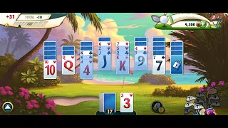 Fairway Solitaire (by Big Fish Games) - offline solitaire card game for Android and iOS - gameplay.