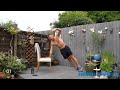 muscle building chair workout for upper body and abs in 20 minutes