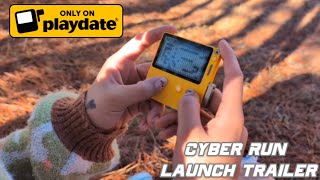 Cyber Run - Official Launch Trailer (Only on Playdate!)