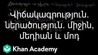 Վիճակագրություն. ներածություն. միջին, մեդիան և մոդ | «Քան» ակադեմիա