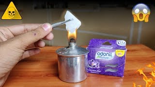 What Happen When I Try To Burn Odonil air Freshener  || Odonil Vs Fire Experiment