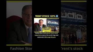 Tata's Zudio parent Company Trent's share Surge 129%🤑🤩this year.#zudio #trent #tata #trendingshorts