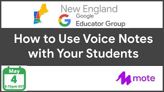 How to use Voice Notes with your students