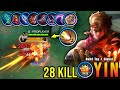 28 Kills!! Yin New Broken Build is Finally Here!! - Build Top 1 Global Yin ~ MLBB