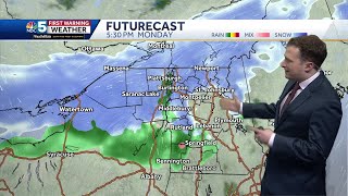 Video: Another round of snow arrives mid-day (02-03-25)