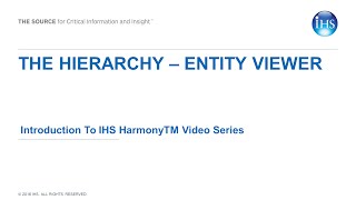 The Hierarchy Entity Viewer
