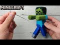 I Made Zombie from Minecraft with Satisfying Needlefelt Art