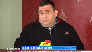 Gigi Becali riscă să rămână paralizat pe partea dreapă!