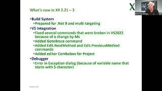 What's new in X# 2.21 and X# Dialects