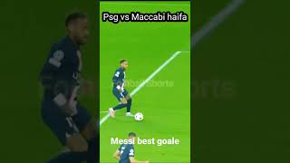Messi, Psg vs maccabi haifa messi and neymar goale