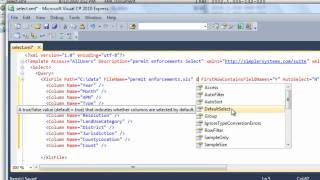 IVa simpler/dev - create/edit select.xml