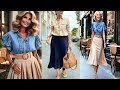 👉 which skirt to choose at 60 summer looks stylish outfits for women over 60 women s fashion