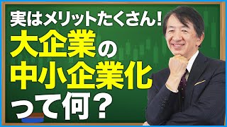 実はおトク！？大企業の中小企業化をわかりやすく解説#shorts