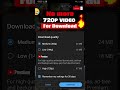 🥶😱😱😰 No More 720p video downloading on youtube | Only premium users can😭 Download