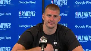 Nikola Jokic reacts to getting knocked out of playoffs by the Timberwolves in Game 7 | NBA on ESPN