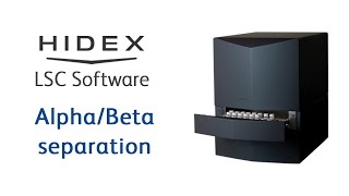 Hidex MikroWin LSC Software - Alpha/beta Separation