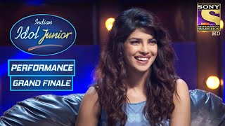 Priyanka Enjoys Shreya Ghoshal's Live Performance On 'Aashiyan' | Indian Idol Junior | Grand Finale