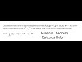 Green's Theorem: Calculate the work done on a particle by the force field F (x,y) =⟨2y+sinx,8e^y−x⟩