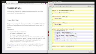 Java: modelling a Guessing Game