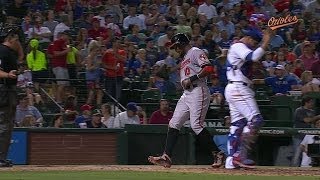 BAL@TEX: Young rips a single to left to plate Jones