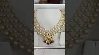 Beautiful pearls jali chain.... order wtsup 8328460617