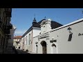 【4k】 lithuania vilnius walk aušros vartai bastėja bokšto and pilies gatvės with captions