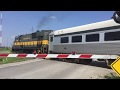 Chasing the York Durham Heritage Railway on Canada Day (very nice horn)