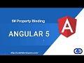 Angular 5 Tutorial  6#.  Property Binding