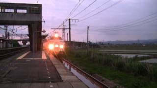 【信越本線】485系特急北越10号　押切駅通過(HD)