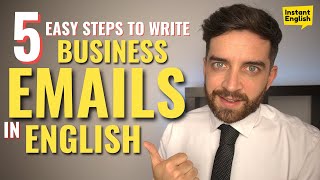 5 Easy Steps to Write Business Emails in English 👨💼💻