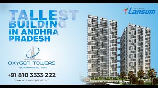 Tallest Building In Andhra Pradesh | Lansum Oxygen Towers - Seethammadhara Visakhapatnam