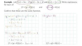 Composition is Associative