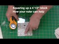 How To Square Up Quilt Blocks