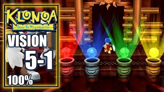 Klonoa Door to Phantomile - Vision 5-1 - All Dream Stones \u0026 Phantomilians 100% Gameplay Walkthrough