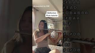 Reflection - Mulan (Flute tutorial + notes)