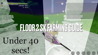 Floor 2 Sk and levelling Guide SBO:R || Sword Blox Online Rebirth ROBLOX