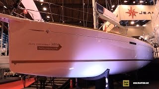 2016 Jeanneau Sun Odyssey 389 Sailing Yacht - Deck, Interior Walkaround - 2015 Salon Nautique Paris