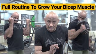 Full routine to grow your bicep muscle | bicep Workout | Mukesh Gahlot #youtubevideo