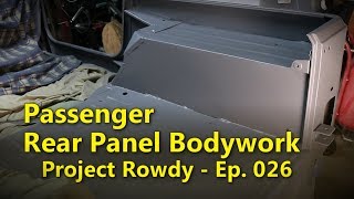 CJ7 Passenger Rear Panel Repair | Project Rowdy Ep026