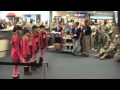 The Cactus Cuties hold impromptu concert at DFW Airport