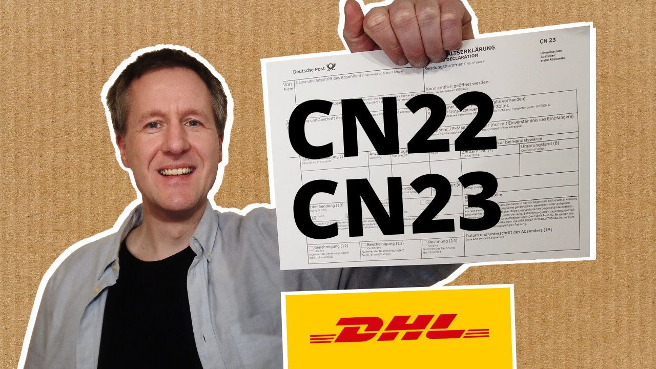 Zollinhaltserklärung Ausfüllen Für DHL-Paket Ins Ausland - YouTube