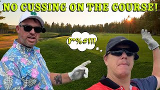 Golf WITHOUT CUSSING!!! This Challenge Is So Hard!!!