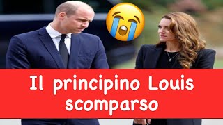 Il principino Louis scomparso grande capisco in famiglia reale…