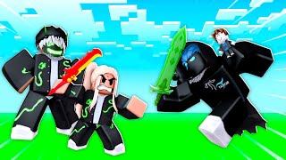 I Trained My LITTLE SISTER to BEAT This STREAMER... (Roblox Bedwars)
