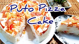 3in1 PUTO PIZZA CAKE Recipe/ Puto Pizza Cake No Butter/Oil No Milk(Video#92)